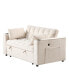 55.3" 41 Multifunctional Sofa Bed With Cup Holder And USB Port For Living Room