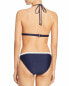Shoshanna 263482 Women's Halter Scalloped Bikini Top Swimwear Navy Size B/C