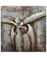 Фото #1 товара Retro Airplane 1 Mixed Media Iron Hand Painted Dimensional Wall Art, 32" x 32" x 3"