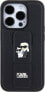 Karl Lagerfeld Karl Lagerfeld KLHCP14XGSAKCPK iPhone 14 Pro Max 6.7" czarny/black hardcase Gripstand Saffiano Karl&Choupette Pins