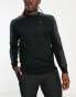 Calvin Klein Golf – Sweatshirt in Schwarz mit geripptem Detail