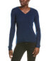 Фото #1 товара Forte Cashmere V-Neck Cashmere Sweater Women's