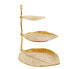 Золотая сервировка стола Deko Etagere Leaf Gold от KARE Design - фото #2