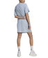 Фото #2 товара Women's Active Essentials 3-Stripes Single Jersey Boyfriend Tee Dress