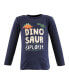 ფოტო #12 პროდუქტის Baby Boys Long Sleeve T-Shirts, Dino Truck Robot