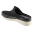 Softwalk Aberdeen Sport S2300-001 Womens Black Wide Leather Clog Flats Shoes