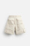 DETACHABLE CARGO BERMUDA SHORTS