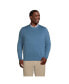 Big & Tall Fine Gauge Supima Cotton Crewneck Sweater