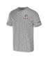 Фото #3 товара Men's NFL x Darius Rucker Collection by Heather Gray New England Patriots Henley T-shirt
