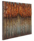 Sunset Ground Mixed Media Iron Hand Painted Dimensional Wall Art, 30" x 40" x 2"