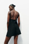 Фото #5 товара Платье мини с кружевными оборками ZARA