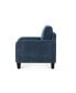 Everly Blue Velvet Chair