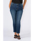 Фото #1 товара Plus Size High Rise Ankle Skinny Jeans