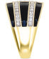 ფოტო #6 პროდუქტის Women's 14K Gold Plated Ring in Sterling Silver