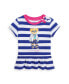 Фото #1 товара Baby Girls Polo Bear Cotton Jersey Peplum T-shirt