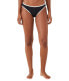 Фото #1 товара Kate Spade New York 297211 Pique Texture Contrast Classic Swim Bottoms Black LG