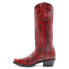 Фото #5 товара Ferrini Scarlett Embroidery Snip Toe Cowboy Womens Red Dress Boots 8426122