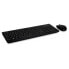 Фото #1 товара Inter-Tech KB-208 - Full-size (100%) - Wired - RF Wireless - Black - Mouse included