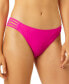 Фото #3 товара Juniors' Strappy-Side Hipster Bikini Bottoms, Created for Macy's