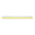 Straight goldpin 2x40 connector with 2,54mm pitch - yellow - 10pcs. - justPi