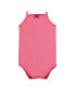 Baby Girls Cotton Sleeveless Bodysuits, Whaley Cute