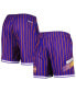 ფოტო #2 პროდუქტის Men's Purple Phoenix Suns City Collection Heritage Mesh Shorts