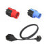 Фото #1 товара NRGkick Smart Attachment Set Standard - Socket adapter - Black - Blue - Red