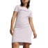 Фото #2 товара Puma Essentials Blossom Short Sleeve T-Shirt Dress Womens Purple Casual 67967460