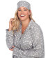 ფოტო #4 პროდუქტის Women's Plus Size Pajama Set, 3 Piece