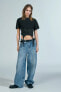 TRF RELAXED OVERSIZE MID-WAIST JEANS