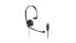 Фото #3 товара Kensington Classic USB-A Mono Headset mit Mikrofon und Lautstärkeregler, Kabelgebunden, Büro/Callcenter, Kopfhörer, Schwarz