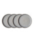 Studio Grey 4 Piece Medium Coupe Plate Set