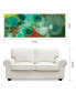 Фото #9 товара Lolly I Frameless Free Floating Tempered Art Glass Abstract Wall Art by EAD Art Coop, 63" x 24" x 0.2"