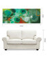 Lolly I Frameless Free Floating Tempered Art Glass Abstract Wall Art by EAD Art Coop, 63" x 24" x 0.2"