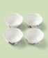 Set of 4 Butterfly Meadow Blue Assorted Bowls - фото #3