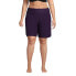 Plus Size 9" Quick Dry Modest Swim Shorts with Panty