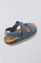 SPLIT SUEDE LEATHER SANDALS