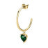 LE PETITE STORY Yg Pla Green Pp Stone earrings