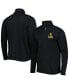 ფოტო #1 პროდუქტის Men's Black Wyoming Cowboys Textured Quarter-Zip Jacket