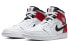 Фото #3 товара Кроссовки мужские Jordan Air Jordan 1 Mid бело-красные 554724-116