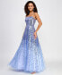 Фото #3 товара Juniors' Sequin Embellished Sleeveless Gown, Created for Macy's