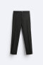 Straight fit suit trousers