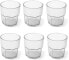 Фото #1 товара Omada Design Set of Plastic Water Glasses Capacity of 30 Cl. They are Ideal for Drinks or Long Drinks, Dishwasher Safe, Made in Italy, Stackable, Linea Unglassy, Transparent Colour