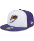 Фото #1 товара Men's Phoenix Mercury White, Purple 2022 Wnba Draft 9Fifty Snapback Hat