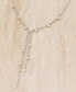 Фото #2 товара Elegant Crystal Drop Chain Lariat Necklace