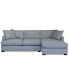 Фото #13 товара Nightford 111" 2-Pc. Fabric Chaise Sectional, Created for Macy's