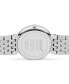 ფოტო #2 პროდუქტის Women's Swiss Florence Classic Diamond Accent Stainless Steel Bracelet Watch 38mm