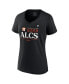 ფოტო #2 პროდუქტის Women's Black Houston Astros 2023 Division Series Winner Locker Room V-Neck T-shirt