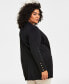Фото #2 товара Plus Size Open-Front Long-Sleeve Cardigan, Created for Macy's