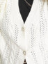 In The Style Plus x Jac Jossa knitted cardigan in cream